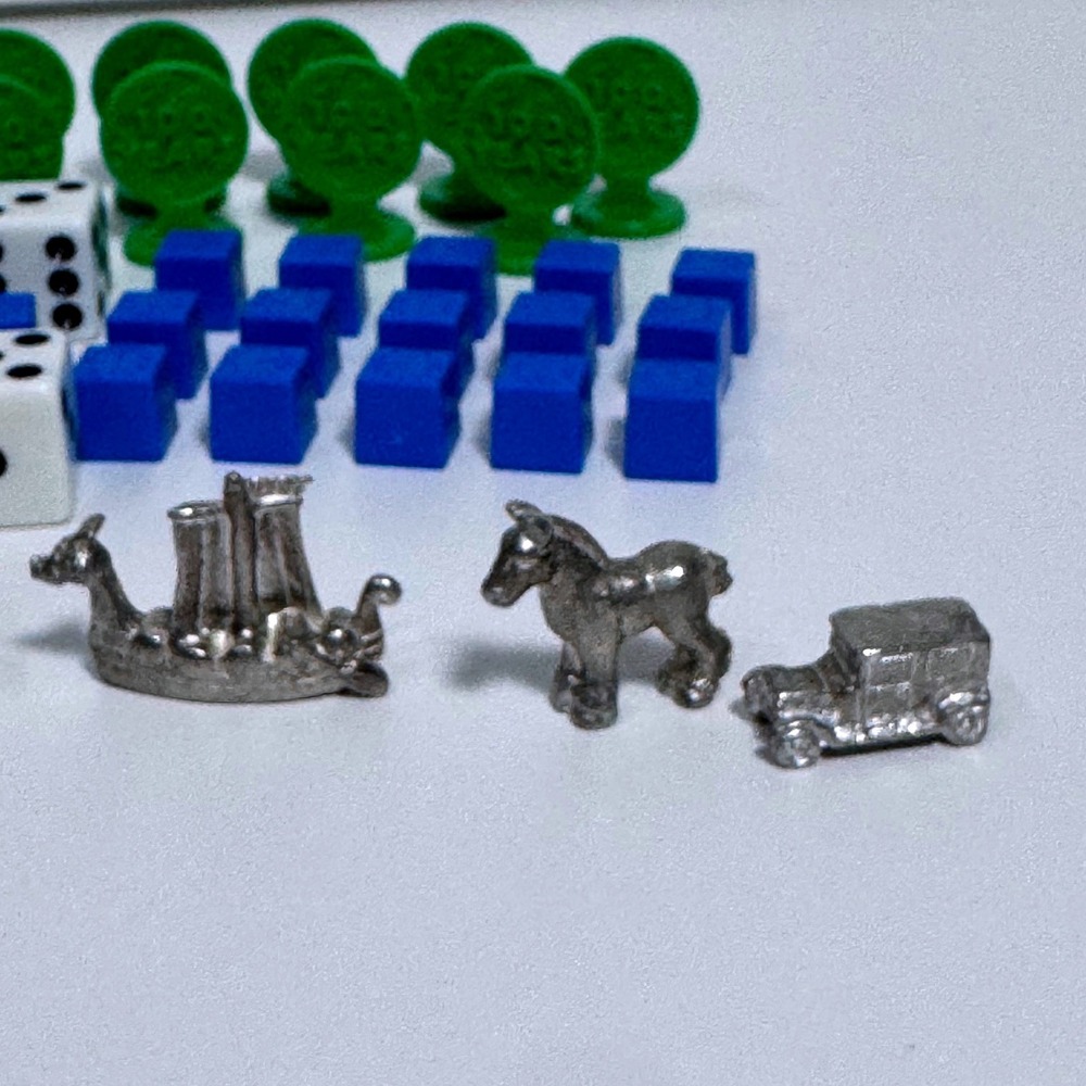 Millenniumopoly Original Replacement Pieces Tokens Houses Trees Monopoly-Style - Picture 2 of 3